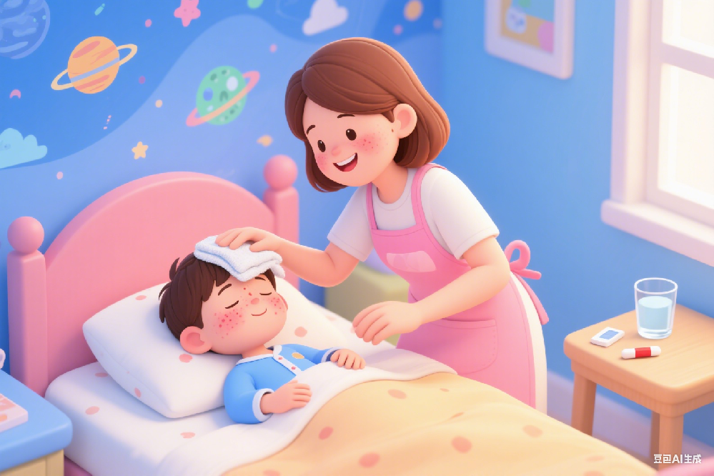 孩子出现了水痘