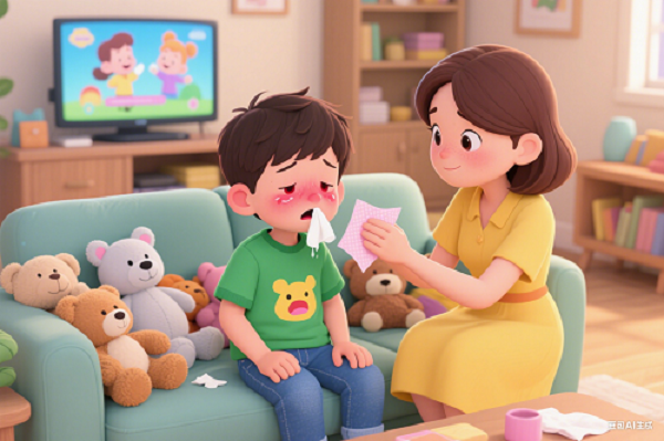 从孩子的鼻涕来看出感冒的病情